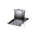 ATEN CL5716M SINGLE RAIL 16P PS/2-USB LCDKVMP 17INCH W/LED LIGHT/USA KB/EU