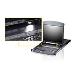 ATEN KL1508AN-AXA-AG 8P CAT-5 HIGH DENSITY DUAL RAIL LCD KVM SW 19INCH W/LED/CABLE/USA KB/EU
