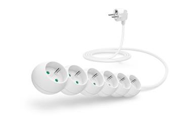 CONNECT IT prodlužovací kabel 230 V, 6 zásuvek, 2