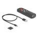 Delock HDMI Switch 2 x vstupní porty HDMI na 1 x výstupní port HDMI, 8K 60 Hz