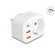 Delock Napájecí zásuvka s dětským zámkem a nabíječkou USB PD 20 W