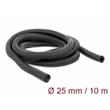 Delock Samouzavírací pletené opláštění 10 m x 25 mm, černé