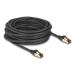 Delock Síťový kabel RJ45 Cat.6A zástrčky na zástrčku, S/FTP, černý, délky 10 m, Cat.7, silné tloušťky, vhodný pro průmysl