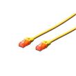Digitus CAT 6 U-UTP patch cable, Cu, LSZH AWG 26/7, length 5 m, color yellow