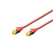 Digitus CAT 6A S-FTP patch cable, Cu, LSZH AWG 26/7, length 2 m, color red