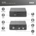 DIGITUS DS-12851 KVM Switch, 2x DP in, DP Out, 2x USB B, 4K @ 60 Hz, černá