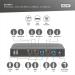 DIGITUS DS-12874 KVM Switch, 2x1 HDMI, HDMI Out, USB, 4Kx2K@60Hz, černá