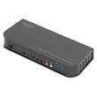 DIGITUS DS-12874 KVM Switch, 2x1 HDMI, HDMI Out, USB, 4Kx2K@60Hz, černá