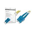 DIGITUS Fiber Optic Patch Cord, LC to SC, Singlemode 09/125 µ, Duplex Length 3m