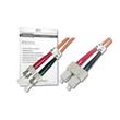 DIGITUS Fiber Optic Patch Cord, ST to SC, Multimode 50/125 µ, Duplex Length 5m