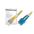 DIGITUS Fiber Optic Patch Cord, ST to SC, OS2, Singlemode 09/125 µ, Duplex, Length 5m