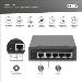 DIGITUS Industrial 5-Port Gigabit PoE Extender 1-Port 802.3bt PoE to 4-port 802.3af/at