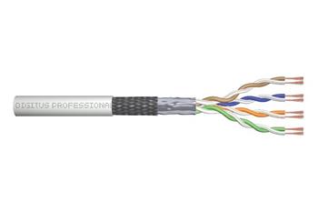 Digitus Kabel CAT 5e SF-UTP, délka 100 m, papírová krabička, AWG 26/7, PVC, simplex, barva šedá