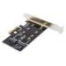 Digitus M.2 NGFF / NVMe SSD PCIexpress Add-On karta podporuje B, M a B + M Key, velikost 80,60,42 a 30 mm
