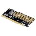 Digitus M.2 NVMe SSD PCIexpress Add-On karta x16 podporuje M Key, velikost 80,60,42 a 30 mm