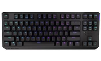 Endorfy herní klávesnice Thock TKL Wireless Red/USB/Red Sw./bezdrátová/mechanická/US layout/černá/ARGB