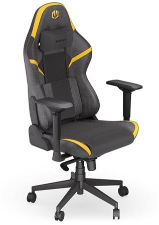 Endorfy herní židle Scrim YL/kůže + textil/žlutočerná