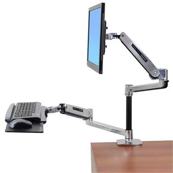 ERGOTRON WF-LX, POLISHED, WorkFit-LX, Sit-Stand De