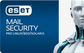 ESET Mail Security pre Linux/BSD 5 - 10 mbx - predĺženie o 2 roky
