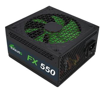 EVOLVEO FX 550 , zdroj 550W ATX, 14cm, tichý, 80+,