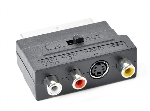 Gembird Obousměrný adaptér SCART/RCA/S-VIDEO