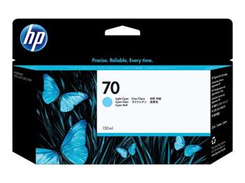 HP Ink Cartridge No. 70/Light Cyan/130ml
