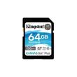 KINGSTON 64GB SDXC Canvas Go! Plus 170R/90W CL10 U3 V30