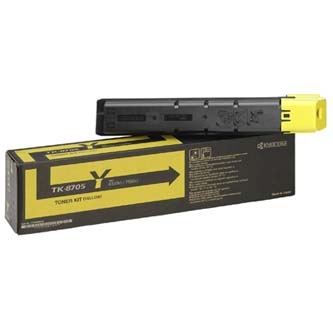 Kyocera toner TK-8705Y žlutý na 30 000 A4 (při 5% pokrytí),pro TASKalfa 6550/6551/7550/7551ci