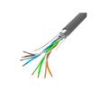 LANBERG LAN KABEL FTP 305M PEVNÝ CCA ŠEDÝ
