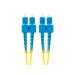 LANBERG optický patch cord SM SC/UPC-SC/UPC duplex 10m LSZH G657A1 průměr 3mm, barva žlutá