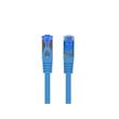 LANBERG PATCHCORD CAT.6A S/FTP LSZH CCA 20M MODRÝ FLUKE PASS