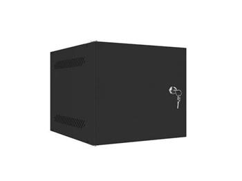 LANBERG RACKOVÁ SKŘÍŇ 10" NÁSTĚNNÁ 4U/280X310 PRO VLASTNÍ MONTÁŽ S KOVOVÝMI DVEŘMI ČERNÁ (PLOCHÉ BALENÍ)