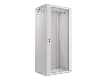 LANBERG RACKOVÁ SKŘÍŇ 19" NÁSTĚNNÁ 27U/600X450 (v rozloženém stavu) ŠEDÁ V2