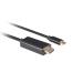 Lanberg USB-C(M)->HDMI(M) kabel 0,5m 4K 60Hz černá
