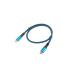 Lanberg USB-C M/M 4.0 kabel 0,5m 100W 8K 30Hz modro-černá