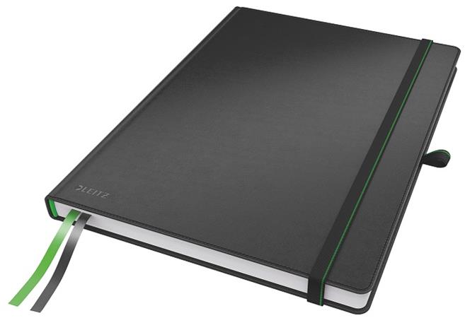 LEITZ Zápisník Complete, A4, čtvereček, černá