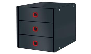 LEITZ Zásuvkový box Click&Store COSY, 3 zásuvky, sametově šedá
