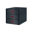 LEITZ Zásuvkový box Click&Store COSY, 3 zásuvky, sametově šedá