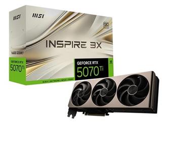 MSI GeForce RTX 5070 Ti 16G INSPIRE 3X OC/16GB/GDDR7