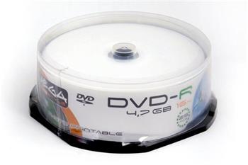 PLATINET FREESTYLE DVD-R 4,7GB 16X WHITE FF INKJET PRINTABLE CAKE*25 [40194]