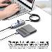 PremiumCord Adapter USB-C na Gigabit 10/100/1000Mbps + 3x USB3.2 konektor
