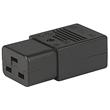 PremiumCord konektor IEC C19, 16A, černý