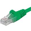Premiumcord Patch kabel CAT6a S-FTP, RJ45-RJ45, AWG 26/7 1m zelený
