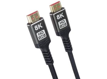 PremiumCord ULTRA HDMI 2.1 High Speed + Ethernet kabel 8K@60Hz,zlacené 7,5m