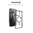 SWISSTEN POUZDRO CLEAR JELLY MagStick METALLIC PRO SAMSUNG S931B GALAXY S25 5G ČERNÉ