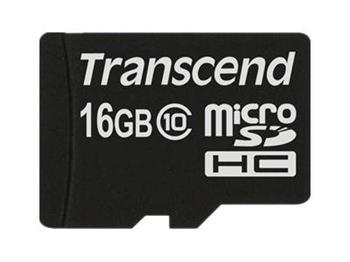 Transcend 16GB microSDHC (Class 6) memor