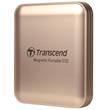 Transcend ESD420C 1TB, USB 20Gbps Type C, Externí odolný SSD disk (3D NAND flash), 2000MB/R, 2000MB/W, Magsafe, zlatý