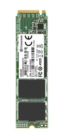 TRANSCEND MTE652T2 256GB Industrial 3K P/E SSD disk M.2, 2280 PCIe Gen3 x4 NVMe 1.3 (3D TLC), 1700MB/s R, 1250MB/s W