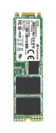 TRANSCEND MTS952T2 64GB Industrial 3K P/E SSD disk M.2, 2280 SATA III 6Gb/s (3D TLC), 560MB/s R, 520MB/s W